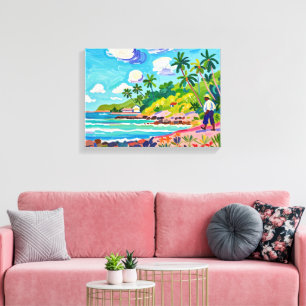 Maleisië - Premium Wrapped Canvas Afdruk