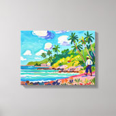 Maleisië - Premium Wrapped Canvas Afdruk (Voorkant)