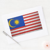 Maleisië Rechthoekige Sticker (Envelop)