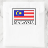 Maleisië Rechthoekige Sticker (Tas)