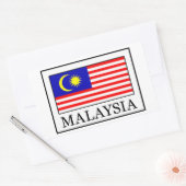 Maleisië Rechthoekige Sticker (Envelop)