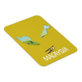 Maleisië Reisplattegrond Magneet (Rechterzijde)