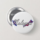Maleisië Ronde Button 5,7 Cm (Voorkant /achterkant)