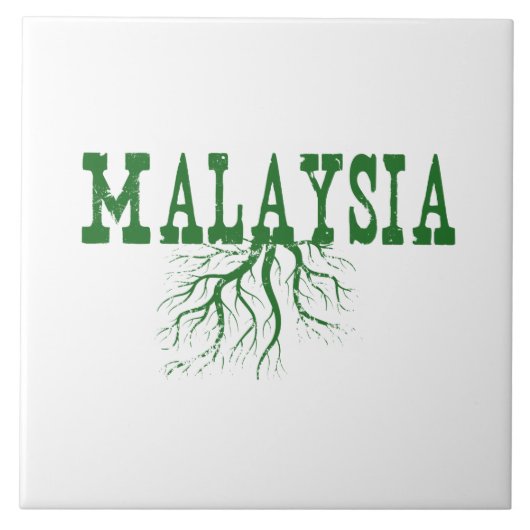Maleisië Roots Tegeltje (Voorkant)