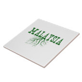 Maleisië Roots Tegeltje (Zijkant)