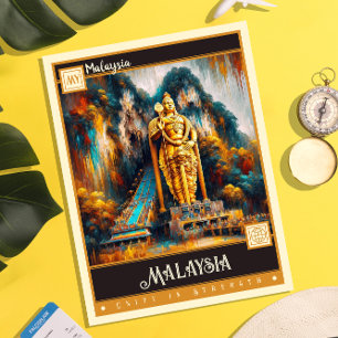 Maleisië    schilderij briefkaart
