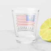 Maleisië Shot Glas (Achterkant)