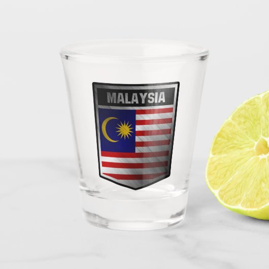 Maleisië Shot Glas (Voorkant)