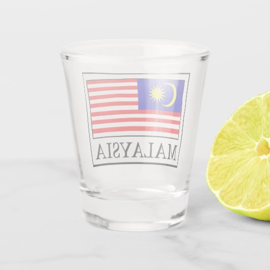 Maleisië Shot Glas (Achterkant)