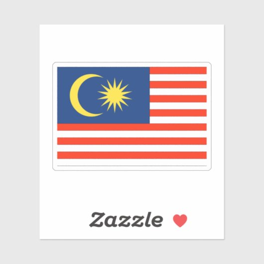 Maleisië Sticker (Vel)