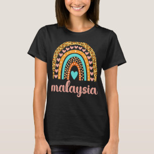 Maleisië T-shirt Maleisië Naam Verjaardag Shirt Gi