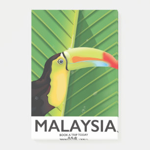 Maleisië Toekan reisposter Post-it® Notes