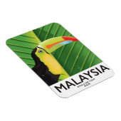 Maleisië Toucan-reisposter Magneet (Rechterzijde)