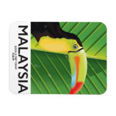 Maleisië Toucan-reisposter Magneet (Horizontaal)