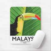 Maleisië Toucan-reisposter Muismat (Met muis)