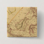 Maleisië Vierkante Button 5,1 Cm (Voorkant)