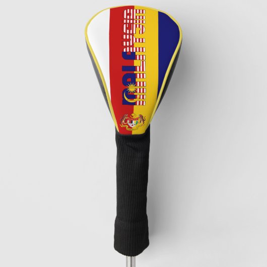 Maleisië - Vlag Prachtige Patriotic Golfheadcover (Voorkant)