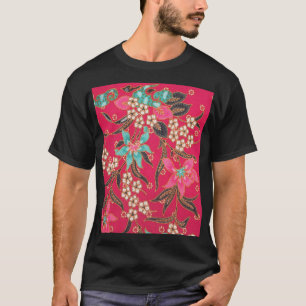 Maleisisch Indonesisch batik kunstpatroon T-shirt