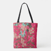 Maleisisch Indonesisch batik kunstpatroon Tote Bag (Achterkant)