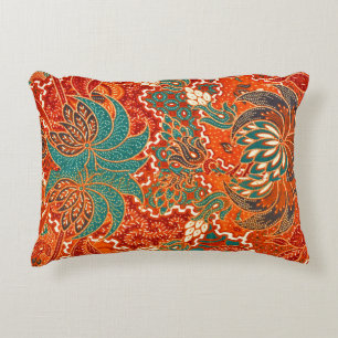 Maleisische batik: mooi kunstpatroon. accent kussen