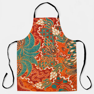 Maleisische batik: mooi kunstpatroon. schort