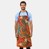 Maleisische batik: mooi kunstpatroon. schort (Gedragen)