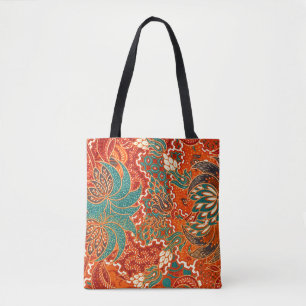 Maleisische batik: mooi kunstpatroon. tote bag