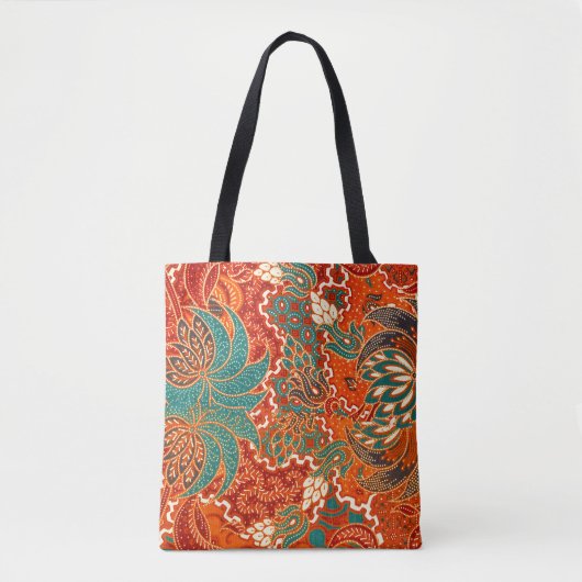 Maleisische batik: mooi kunstpatroon. tote bag (Voorkant)