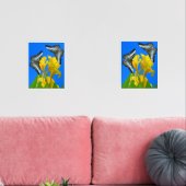 Maleisische blauwe klipper vlinders Print Set (Woonkamer)