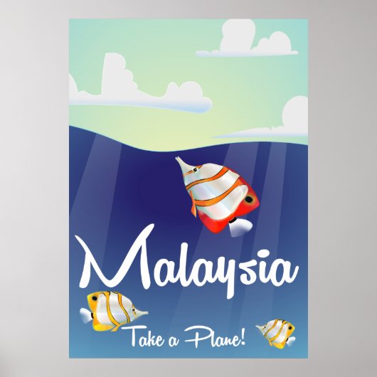 Maleisische Cartoon Poster (Voorkant)