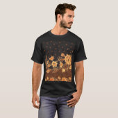 Maleisische Indonesische batik kunst schoonheid T-shirt (Voorkant volledig)