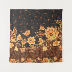 Maleisische Indonesische batik kunst schoonheid Wandkleed