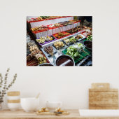 Maleisische Loc Loc Hot Pot set Asian Foods Poster (Keuken)