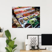 Maleisische Loc Loc Hot Pot set Asian Foods Poster (Thuiskantoor)