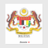 Maleisische nationale wapenschild sticker (Vel)