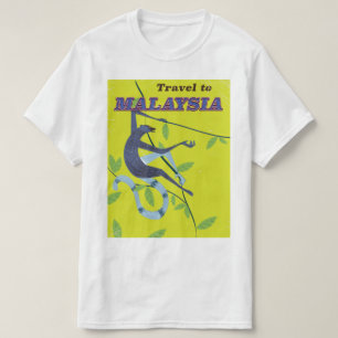 Maleisische  reisposter t-shirt