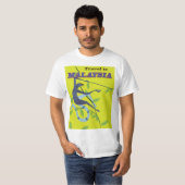 Maleisische reisposter t-shirt (Voorkant volledig)