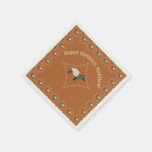  Maleisische tapir met patroon Servet (Hoek)