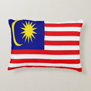 Maleisische vlag accent kussen