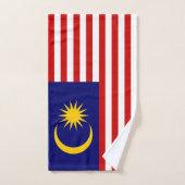 Maleisische vlag bad handdoek (Handdoek)