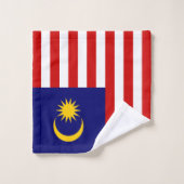 Maleisische vlag bad handdoek (Wasdoekje)