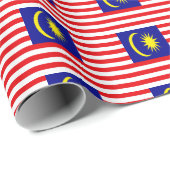 Maleisische vlag cadeaupapier (Rol Hoek)