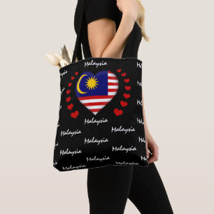 Maleisische vlag en kunst, Maleisische vlag mode/s Tote Bag