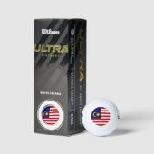 Maleisische vlag golfballen (Verpakking)