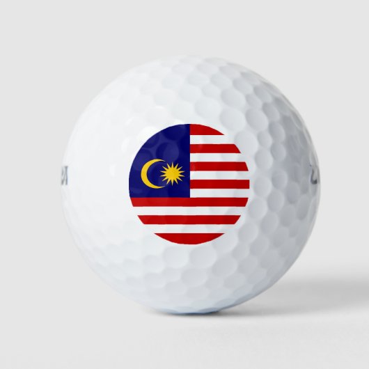 Maleisische vlag golfballen (Voorkant)