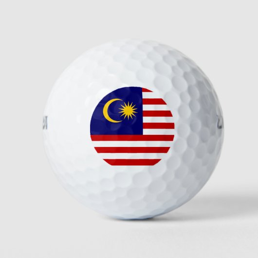 Maleisische vlag golfballen (Voorkant)