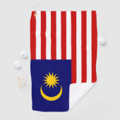 Maleisische vlag golfhanddoek (Insitu)