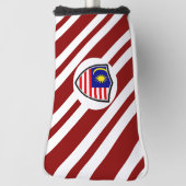 Maleisische vlag golfheadcover (Draai 90)