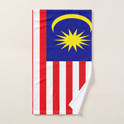 Maleisische vlag handdoek (Handdoek)