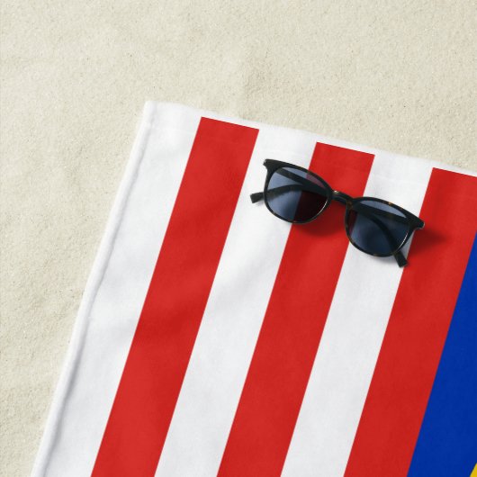 Maleisische vlag Jalur Gemilang Strandlaken (In situ)